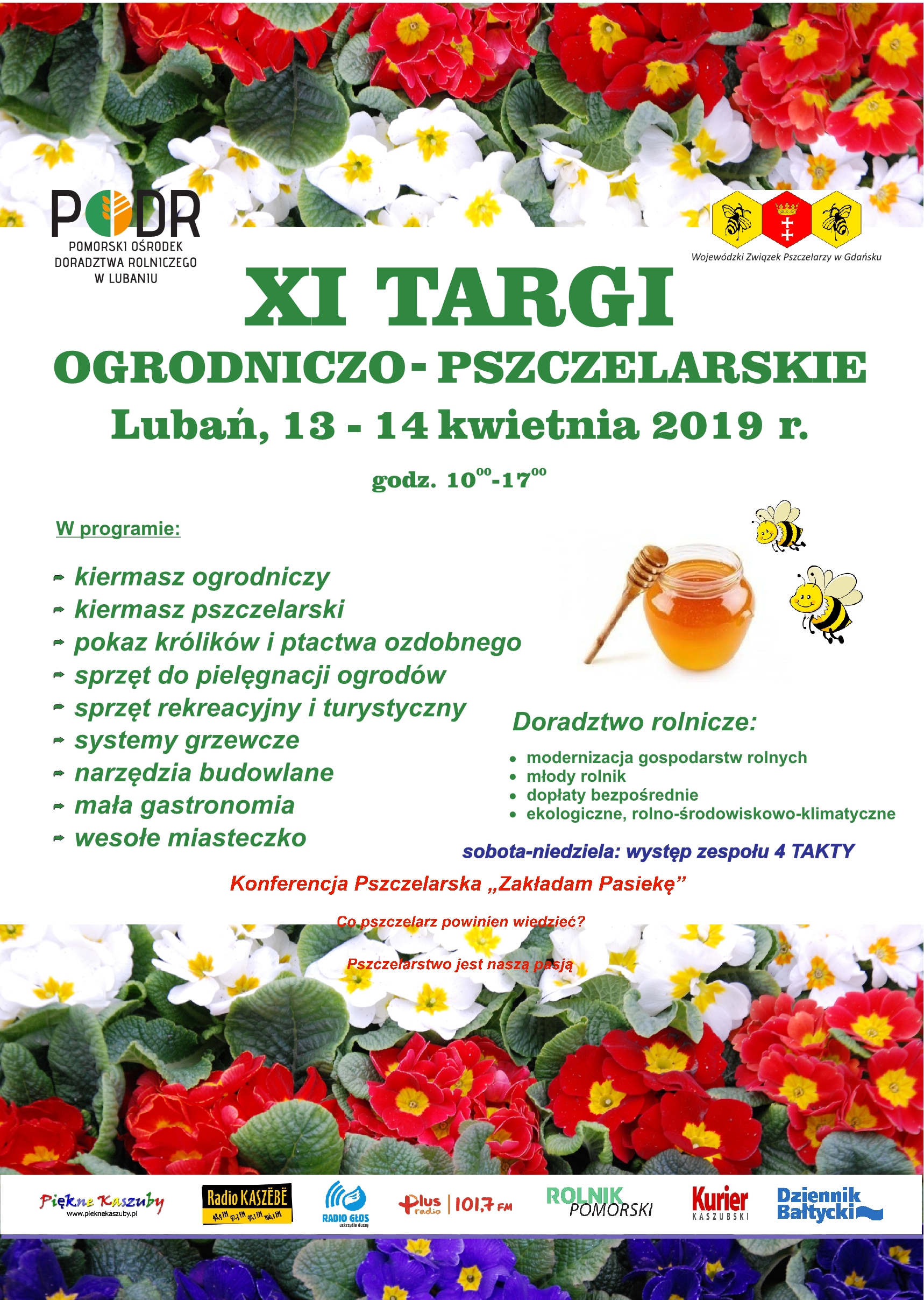 XI Targi Ogrodniczo-pszczelarskie 13-14.04.2019
