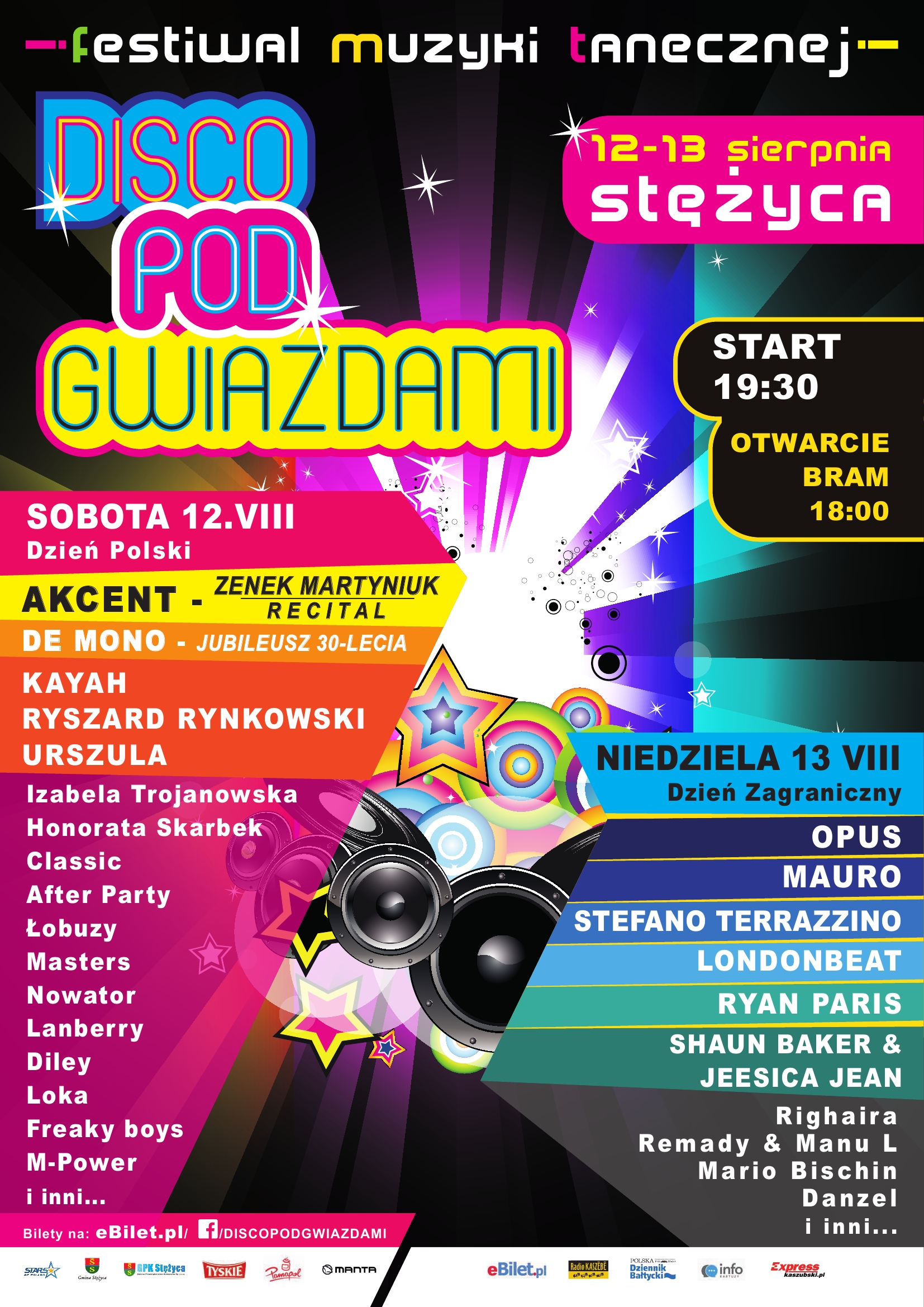 Disco pod Gwiazdami – dzień polski - 12.08.2017