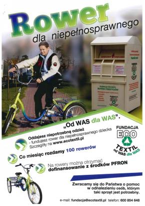 Rower dla niepełnosprawnego