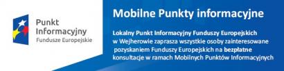 Bezpłatne konsultacje w ramach Mobilnych Punktów Informacyjnych w sprawie pozyskiwania Funduszy Europejskich
