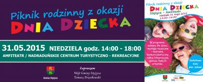 Zapraszamy na Dzień Dziecka 31 maja 2015 - Amfiteatr 