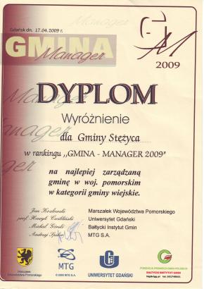 Wyróżnienie za zarządzanie
