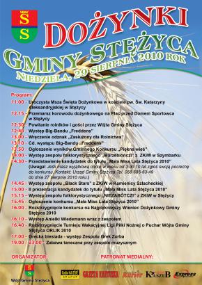 Zapraszamy na Dożynki Gminy Stężyca 2010