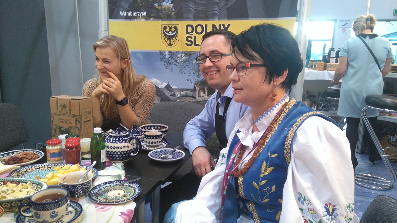 Promocja Gminy Stężyca podczas Targów Natura Food w Łodzi