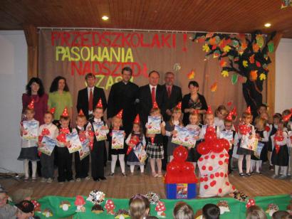Pasowanie przedszkolaków