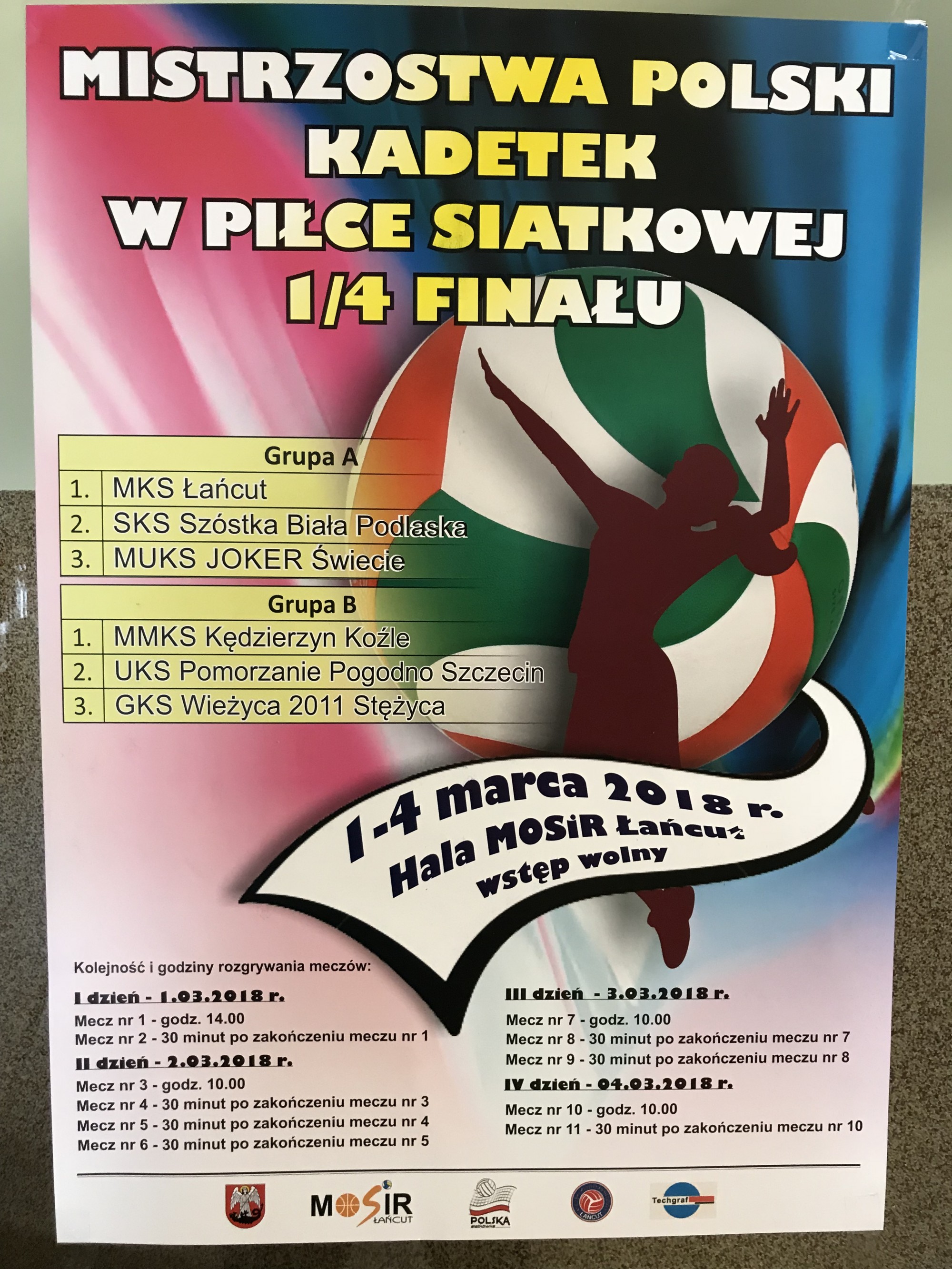 Reprezentantki Gminy Stężyca na Mistrzostwach Polski Kadetek w piłce siatkowej