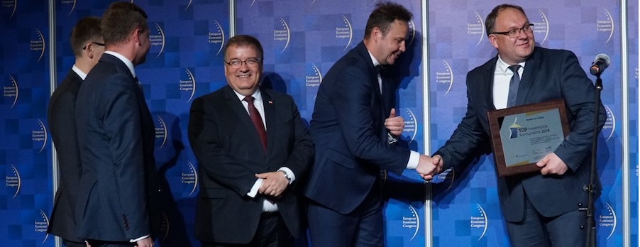 Gmina Stężyca nagrodzona w konkursie Top Inwestycje Komunalne za Kompleksową Rewitalizację terenów zdegradowanych