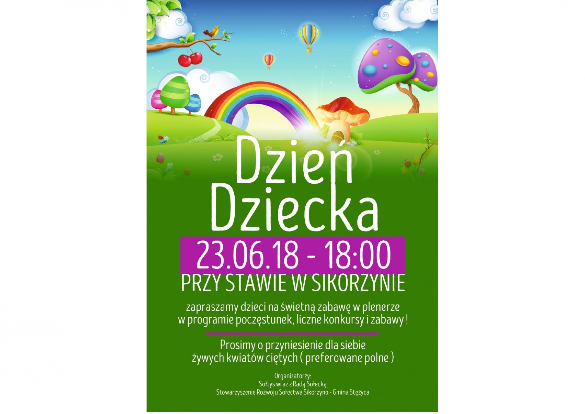 Dzień Dziecka w Sołectwie Sikorzyno - 23.06.2018