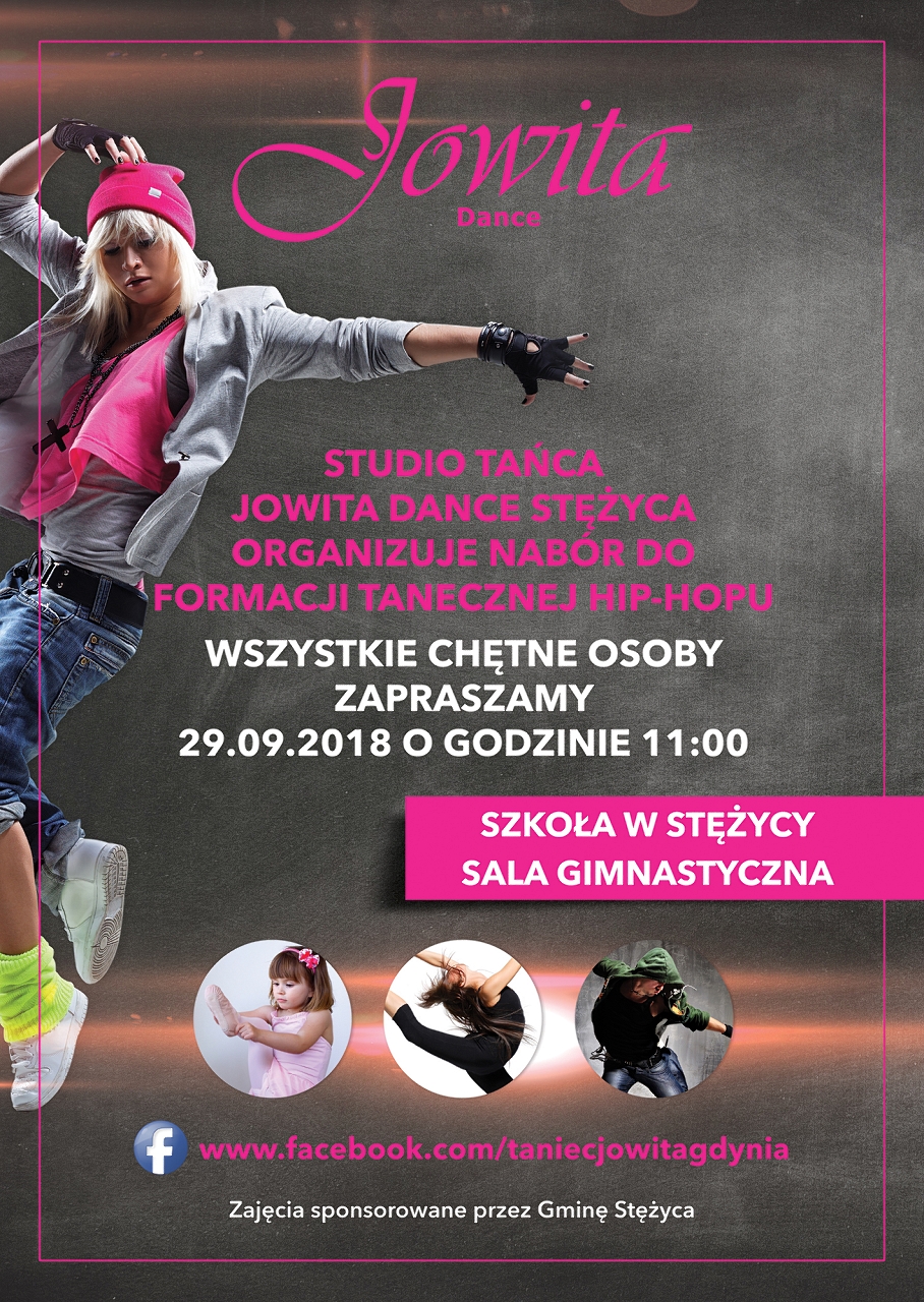 Nowe nabory do szkoły tanca Jowita Dance Stężyca