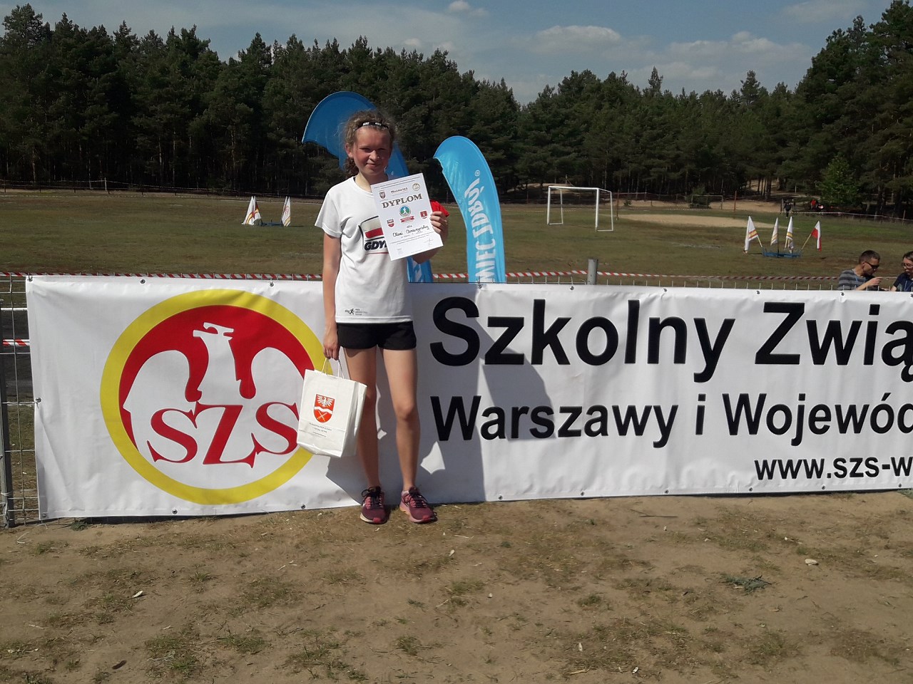 Dobry wynik Oliwii Chmurzyńskiej w Mistrzostwach Polski Biegów Przełajowych