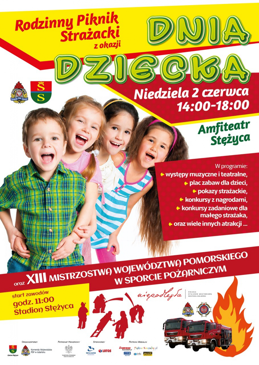 Rodzinny Piknik Strażacki z okazji Dnia Dziecka - 02.06.2019 r. Amfiteatr Stężyca