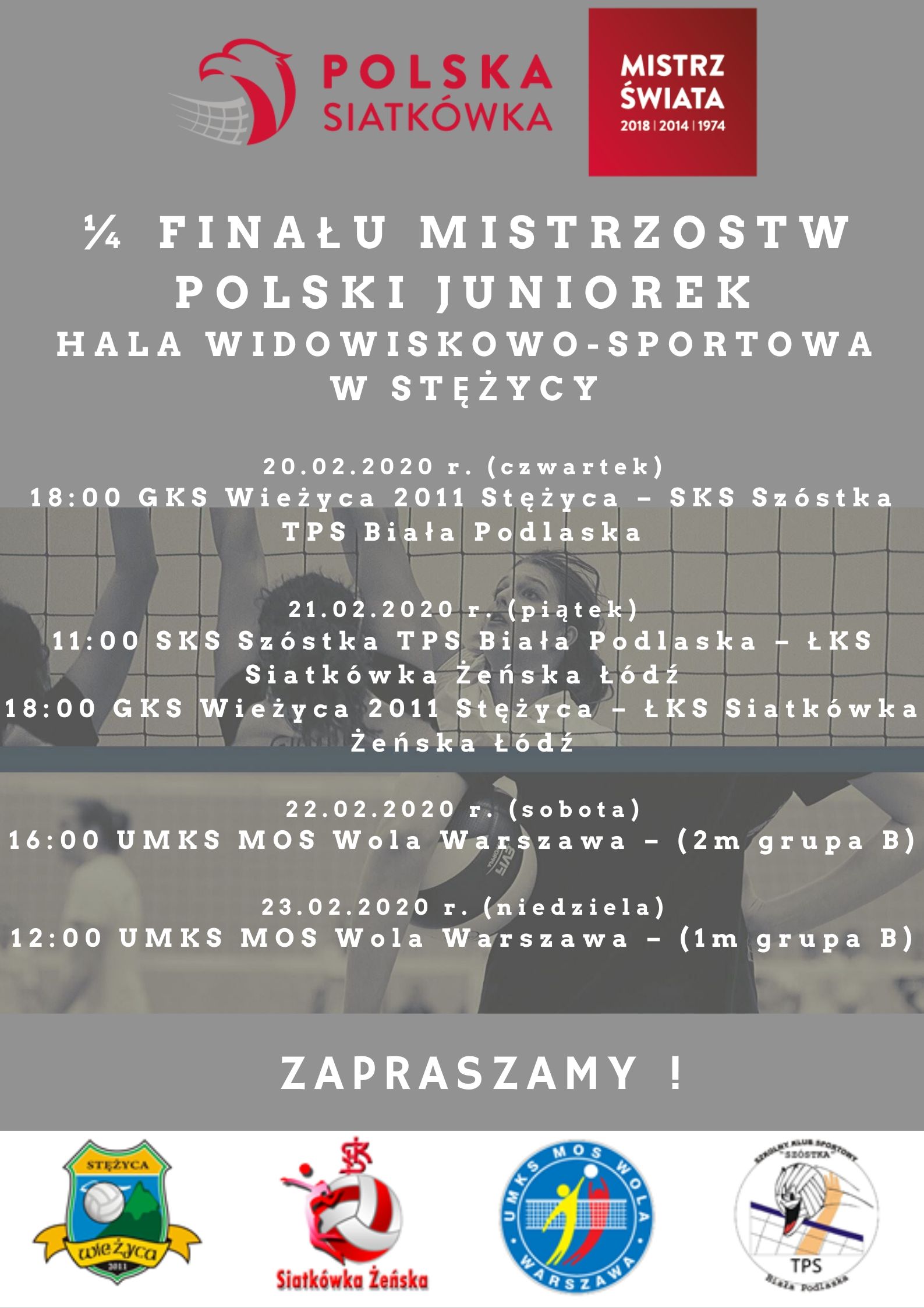 1/4 finału Mistrzostw Polski Juniorek