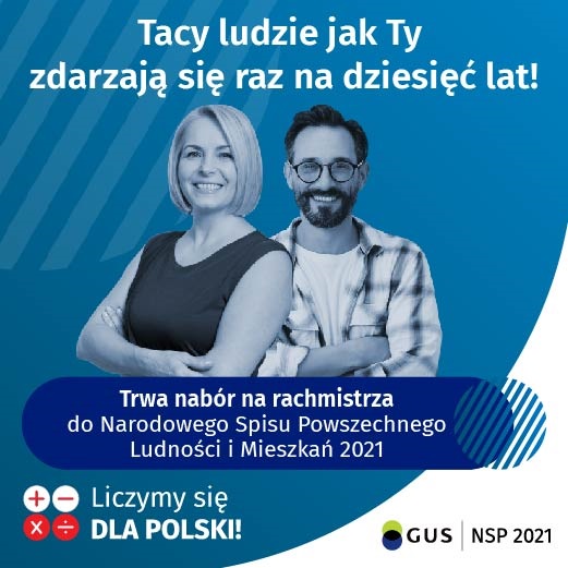 Trwa nabór na rachmistrza do Narodowego Spisu Powszechnego Ludności i Mieszkań 2021