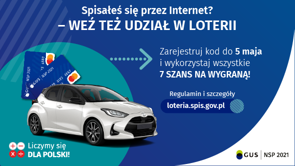 Spisałeś się przez Internet? Pobierz unikatowy kod i zgłoś swój udział w loterii!