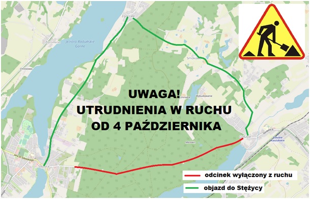 UWAGA! UTRUDNIENIA W RUCHU OD 4 PAŹDZIERNIKA