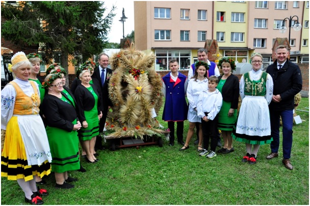 Delegacja Gminy Stężyca na Pomorskim Święcie Plonów w Debrznie