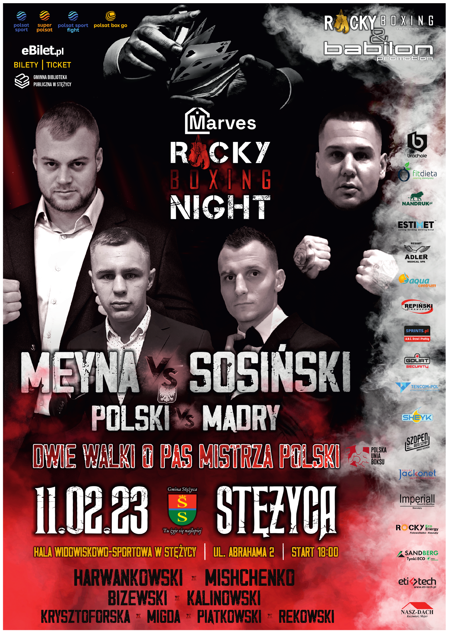 Rocky Boxing Night - Stężyca 11.02.2023