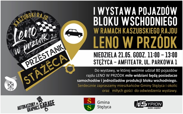 I Wystawa pojazdów bloku wschodniego w ramach kaszubskiego rajdu Leno w Przódk - 21 maja 2023 r. 11:00-13:00