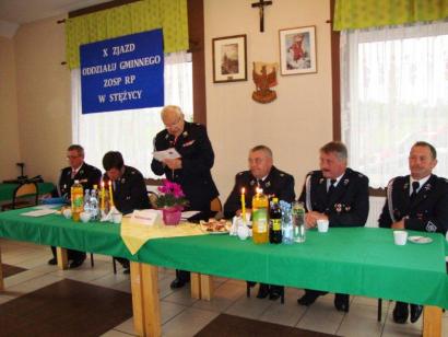 X Zjazd Oddziału Gminnego ZOSP RP w Stężycy
