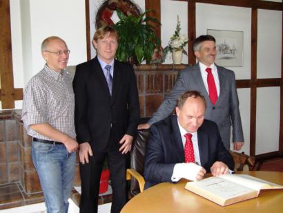 Podpisanie partnerstwa pomiędzy Gminą Stężyca a niemiecką Gminą Schlangen