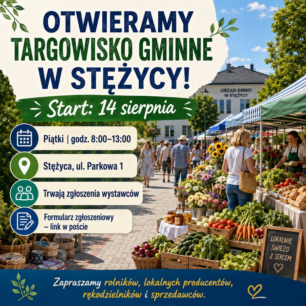 OTWIERAMY TARGOWISKO GMINNE W STĘŻYCY!