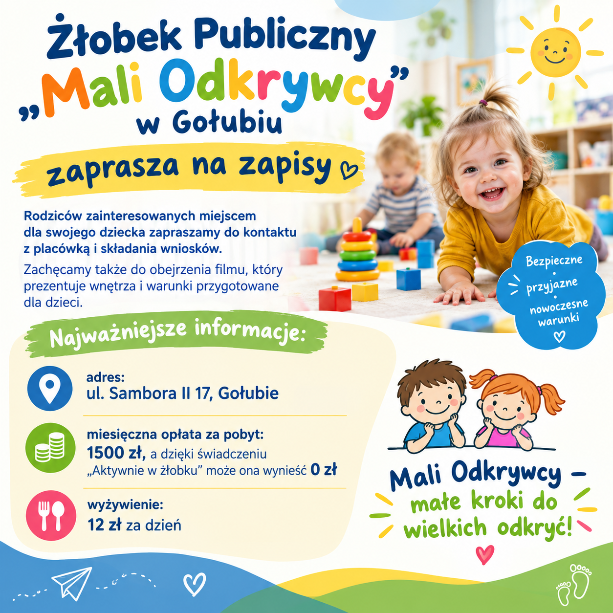 Żłobek Publiczny „Mali Odkrywcy