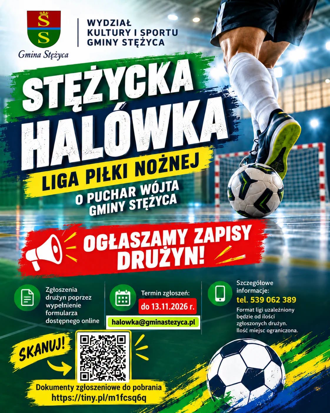 Zapisy do Stężyckiej Halówki!