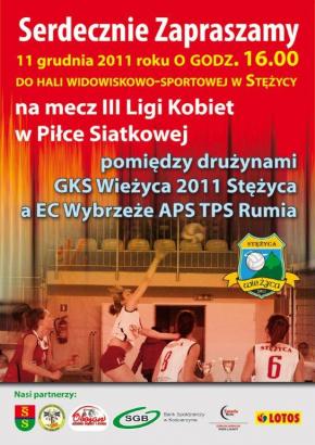 Zapraszamy na mecz III Ligi Kobiet w Piłce Siatkowej