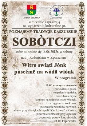 Poznajemy Tradycje Kaszubkie - SOBÒTCZI