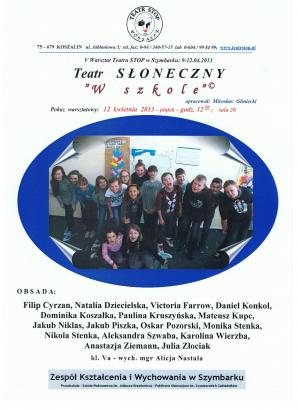 Warsztat teatralno – dramowy Teatru STOP w Szymbarku