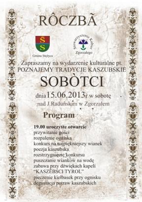 Zapraszamy na wydarzenie kulturalne pt. POZNAJEMY TRADYCJE KASZUBSKIE