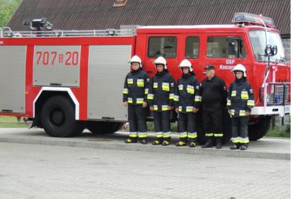 Przekazanie samochodu Jelcz jednostce OSP Koszarawa