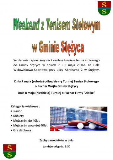 Weekend z Tenisem Stołowym w Gminie Stężyca