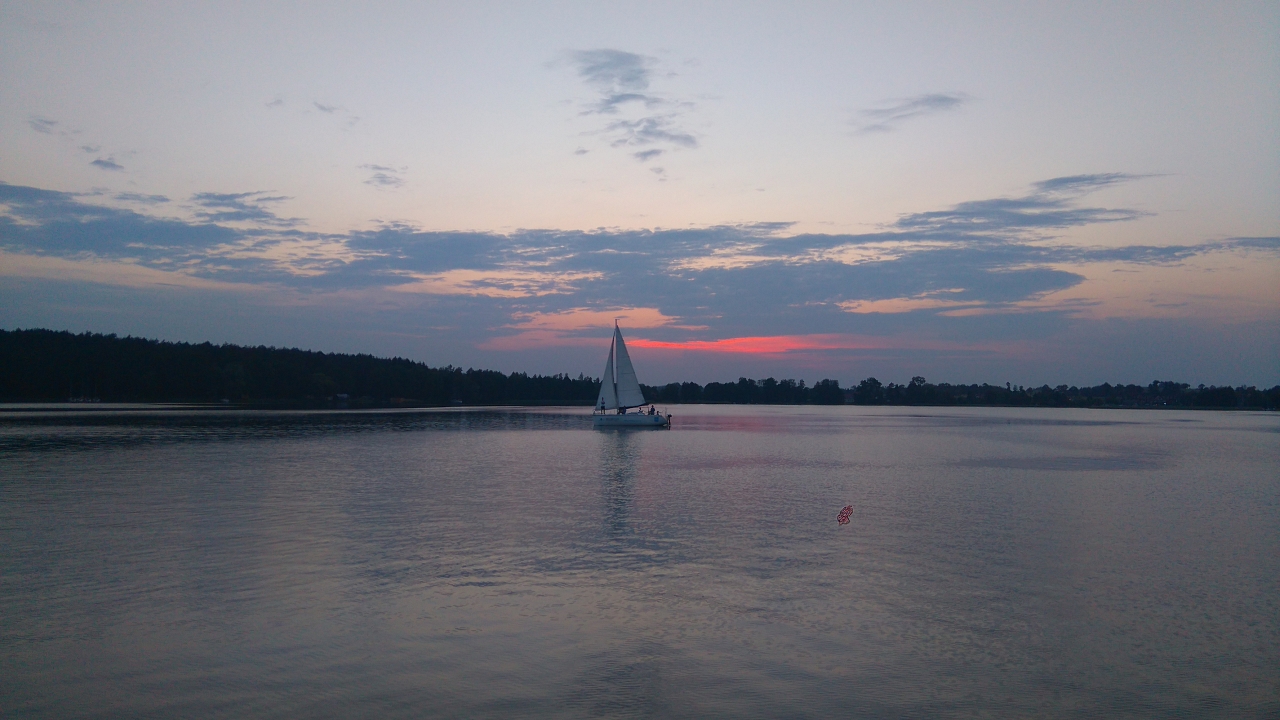 ŻUKS Stężyca na obozie żeglarskim - Mazury 2016